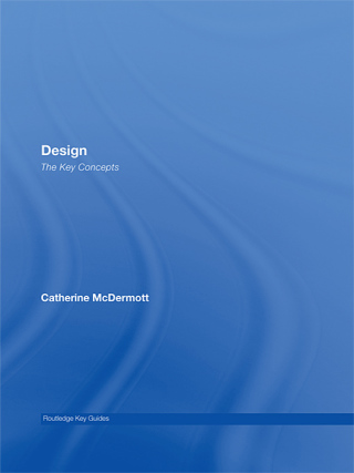 Cover image: Design: The Key Concepts 1st edition 9780415320153