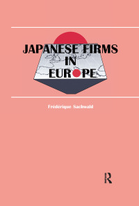 صورة الغلاف: Japanese Firms in Europe 1st edition 9783718656264