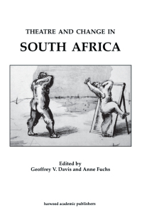 Cover image: Theatre & Change in South Africa 1st edition 9783718656516
