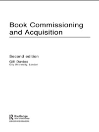 صورة الغلاف: Book Commissioning and Acquisition 2nd edition 9780415317887