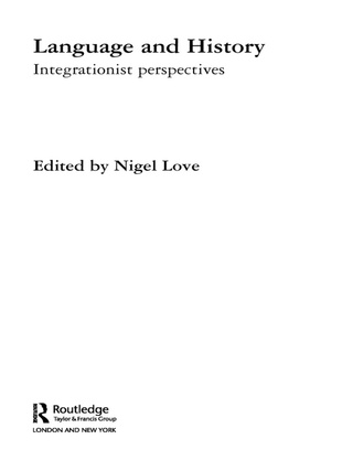 Cover image: Language and History 1st edition 9780415317627