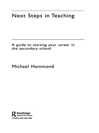 صورة الغلاف: Next Steps in Teaching 1st edition 9780415317344