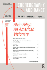 Omslagafbeelding: Alvin Ailey 1st edition 9783718658350