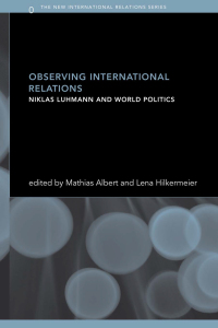 Cover image: Observing International Relations 1st edition 9780415315388