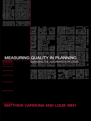 Cover image: Measuring Quality in Planning 1st edition 9780415315234