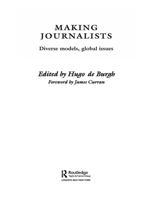Imagen de portada: Making Journalists 1st edition 9780415315029
