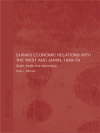 Imagen de portada: China's Economic Relations with the West and Japan, 1949-1979 1st edition 9780415314817