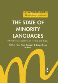 صورة الغلاف: The State of Minority Languages 1st edition 9789026514142