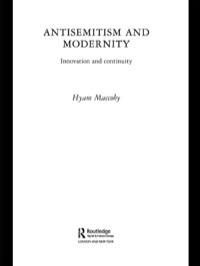 Imagen de portada: Antisemitism and Modernity 1st edition 9780415311731