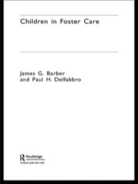 Imagen de portada: Children in Foster Care 1st edition 9781138970359