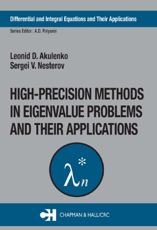 Cover image: High-Precision Methods in Eigenvalue Problems and Their Applications 1st edition 9780367842468