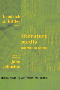 Cover image: Literature, Media, Information Systems 1st edition 9789057010613