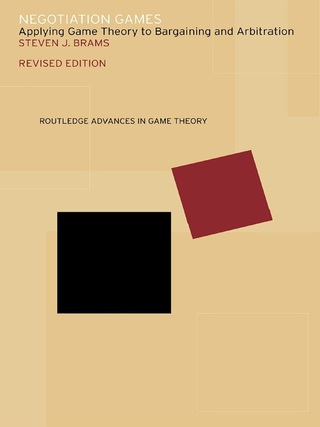 Imagen de portada: Negotiation Games 2nd edition 9780415308953