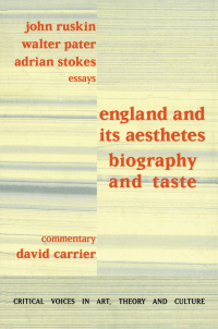 Cover image: England and its Aesthetes 1st edition 9789057012914