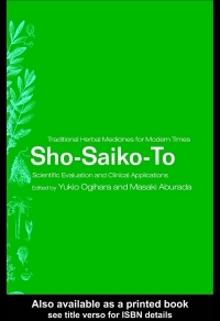 Cover image: Sho-Saiko-To 1st edition 9780415308373