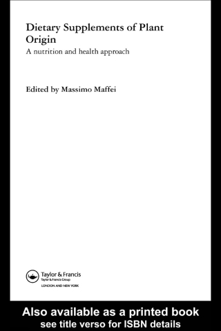 صورة الغلاف: Dietary Supplements of Plant Origin 1st edition 9780415308359