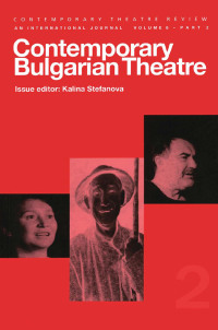 Immagine di copertina: Contemporary Bulgarian Theatre 1st edition 9789057021428