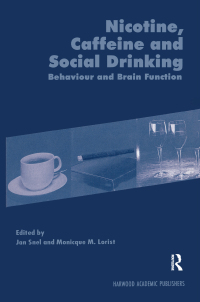 Imagen de portada: Nicotine, Caffeine and Social Drinking: Behaviour and Brain Function 1st edition 9781138977198