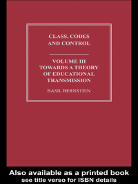 Titelbild: Towards a Theory of Educational Transmissions 1st edition 9780415302890