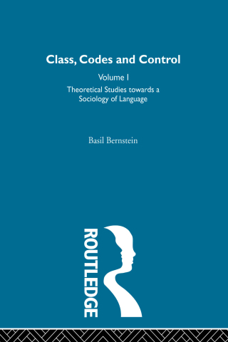 Cover image: Theoretical Studies Towards a Sociology of Language 1st edition 9780415302876