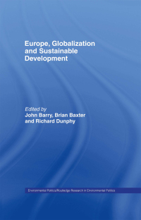 Cover image: Europe, Globalization and Sustainable Development 1st edition 9780415302760