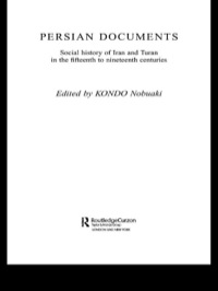 Imagen de portada: Persian Documents 1st edition 9780415665834