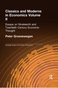 Imagen de portada: Classics and Moderns in Economics Volume II 1st edition 9780415754019