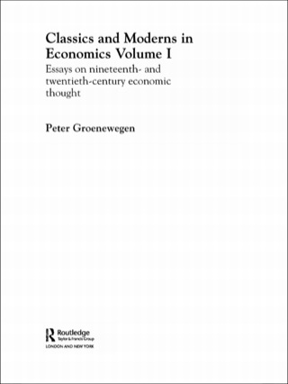 Cover image: Classics and Moderns in Economics Volume I 1st edition 9780415754002