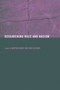 صورة الغلاف: Researching Race and Racism 1st edition 9780415300896