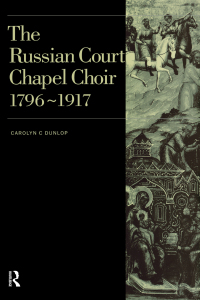 Cover image: Russian Court Chapel Choir 1st edition 9789057550263