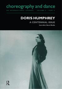 Imagen de portada: Doris Humphrey 1st edition 9789057550300