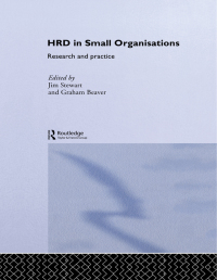 Cover image: Human Resource Development in Small Organisations 1st edition 9780415299602