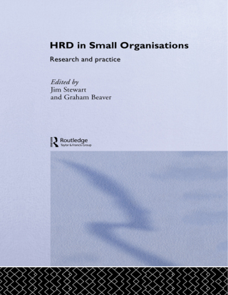 Cover image: Human Resource Development in Small Organisations 1st edition 9780415299602