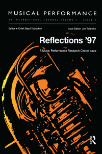 Cover image: Reflections '97 1st edition 9789057550508