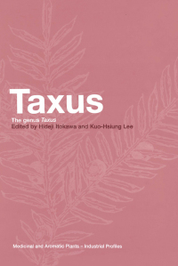 Imagen de portada: Taxus 1st edition 9780415298377