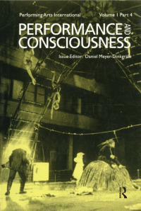 Cover image: Performance & Consciousness 1st edition 9789057550966