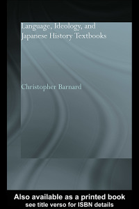 Imagen de portada: Language, Ideology and Japanese History Textbooks 1st edition 9780415863117