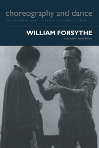 Cover image: William Forsythe 1st edition 9781138173620