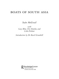 Imagen de portada: Boats of South Asia 1st edition 9780415297462