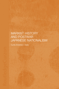 Imagen de portada: Marxist History and Postwar Japanese Nationalism 1st edition 9780415297394