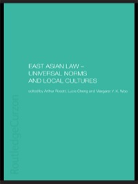 Imagen de portada: East Asian Law 1st edition 9780367026929