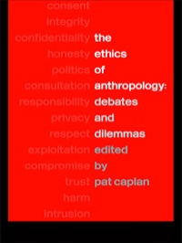 Imagen de portada: The Ethics of Anthropology 1st edition 9780415296434