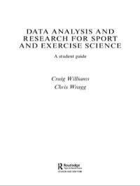 Cover image: Data Analysis and Research for Sport and Exercise Science 1st edition 9780415289719