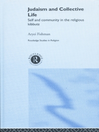 صورة الغلاف: Judaism and Collective Life 1st edition 9780415289665