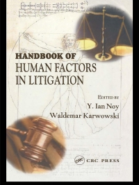 صورة الغلاف: Handbook of Human Factors in Litigation 1st edition 9780415288705