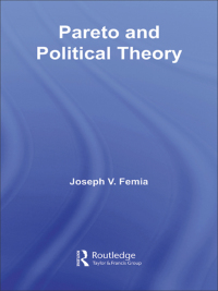 Imagen de portada: Pareto and Political Theory 1st edition 9780415663717
