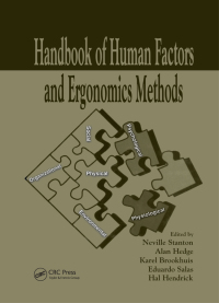 表紙画像: Handbook of Human Factors and Ergonomics Methods 1st edition 9780367864521