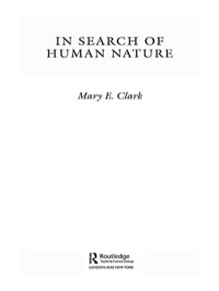 Cover image: In Search of Human Nature 1st edition 9780415286596