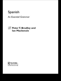 Imagen de portada: Spanish: An Essential Grammar 1st edition 9780415286428