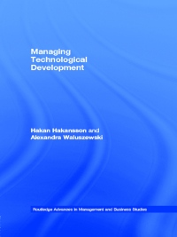 Imagen de portada: Managing Technological Development 1st edition 9780415285728